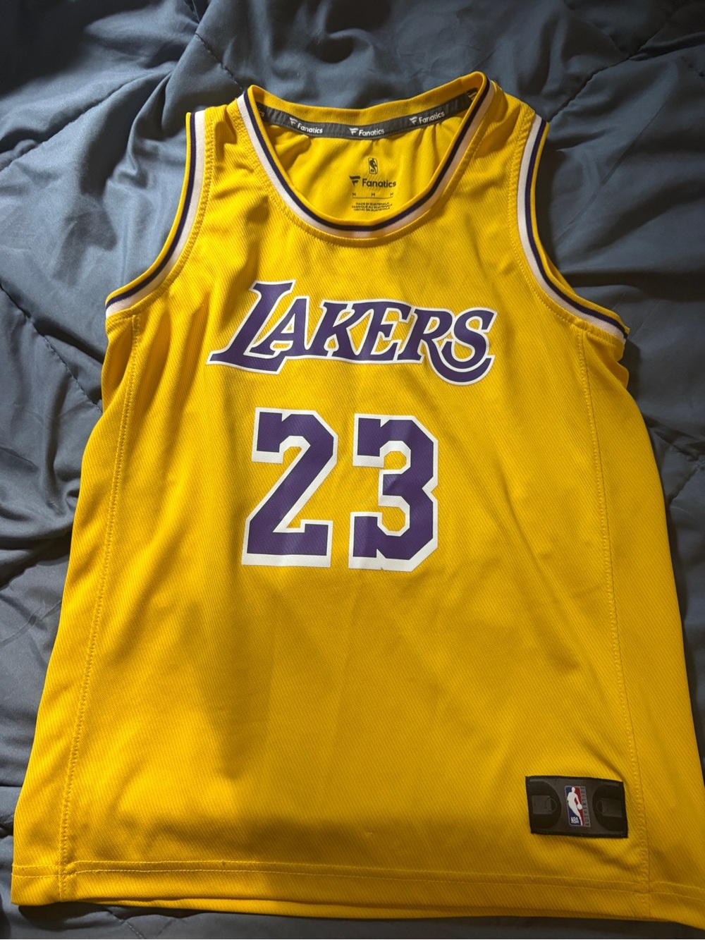 Fanatics Lakers LeBron James #23 Jersey - Youth Medium